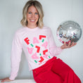 Load image into Gallery viewer, Fa La La Pink Long Sleeve