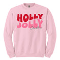 Load image into Gallery viewer, Holly Jolly Pink Sweatshirt