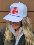 Load image into Gallery viewer, USA Puff Hat