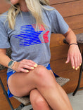 Load image into Gallery viewer, USA Vintage Stars Gray T-Shirt
