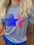 Load image into Gallery viewer, USA Vintage Stars Gray T-Shirt