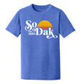 Load image into Gallery viewer, SoDak Retro Blue Youth T-Shirt