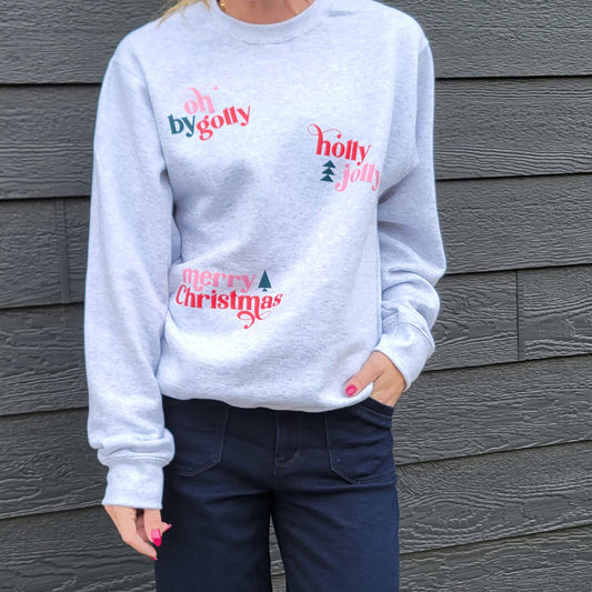 Oh By Golly Light Gray Sweatshirt