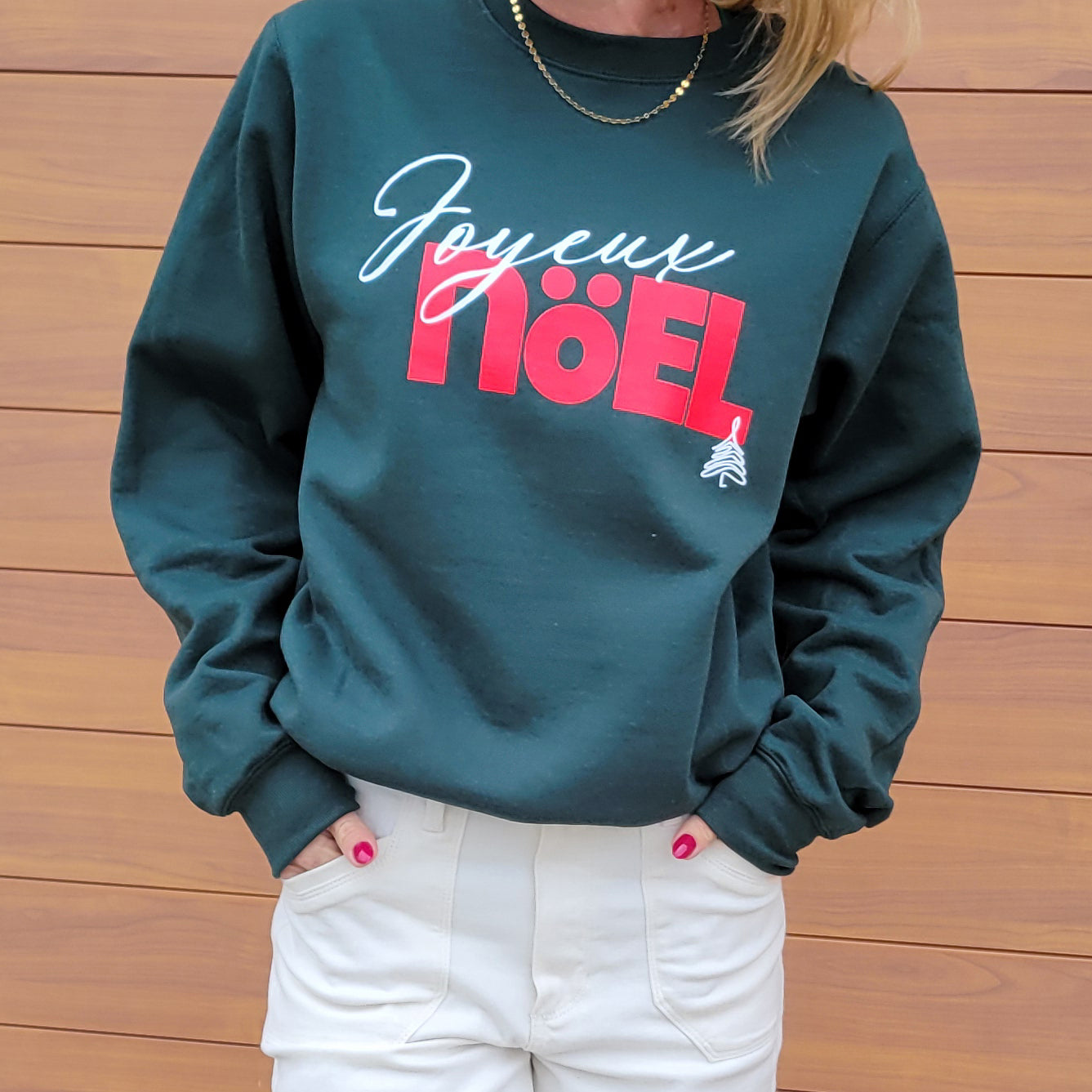 Joyeux Nöel Forest Green Sweatshirt