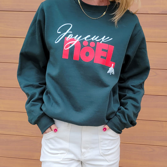 Joyeux Nöel Forest Green Sweatshirt