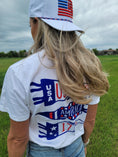 Load image into Gallery viewer, USA Puff Hat
