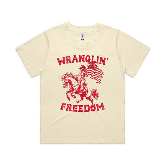 Wranglin' Freedom Boxy Tee