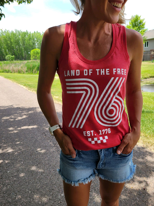 1776 Women's Red Tank