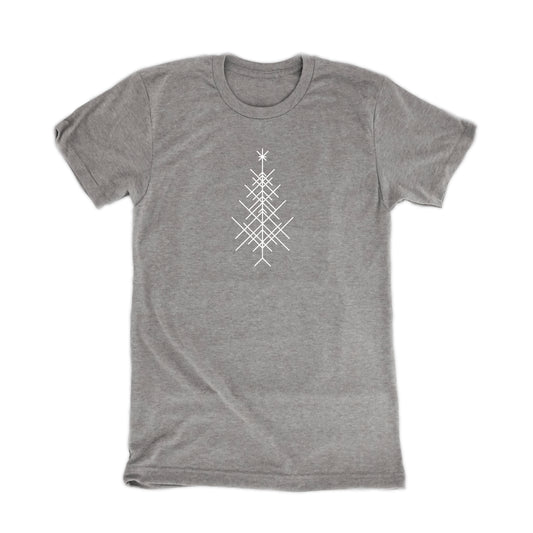 Minimal Tree Gray T-Shirt