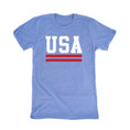 Load image into Gallery viewer, USA Retro Blue T-Shirt
