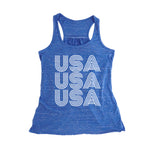 Load image into Gallery viewer, USA Repeat Women&#39;s Royal Marbled Flowy Tank
