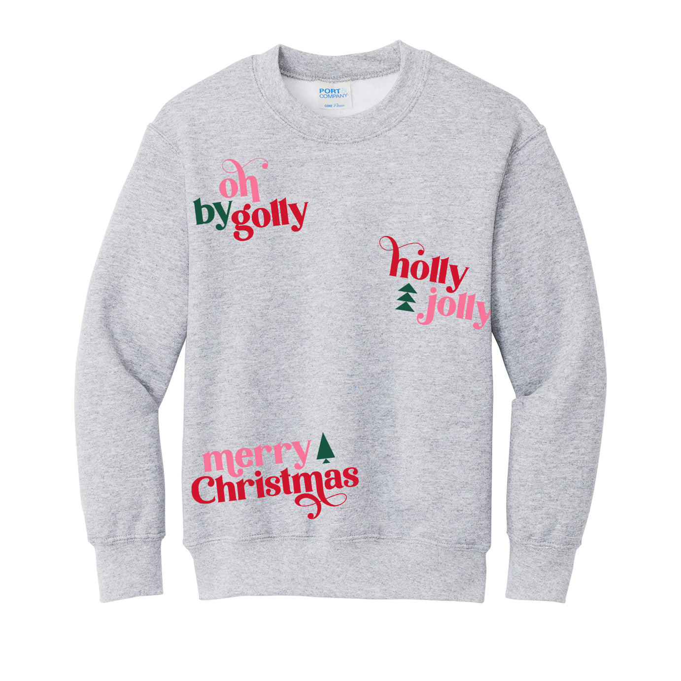 YOUTH Oh By Golly Light Gray Sweatshirt
