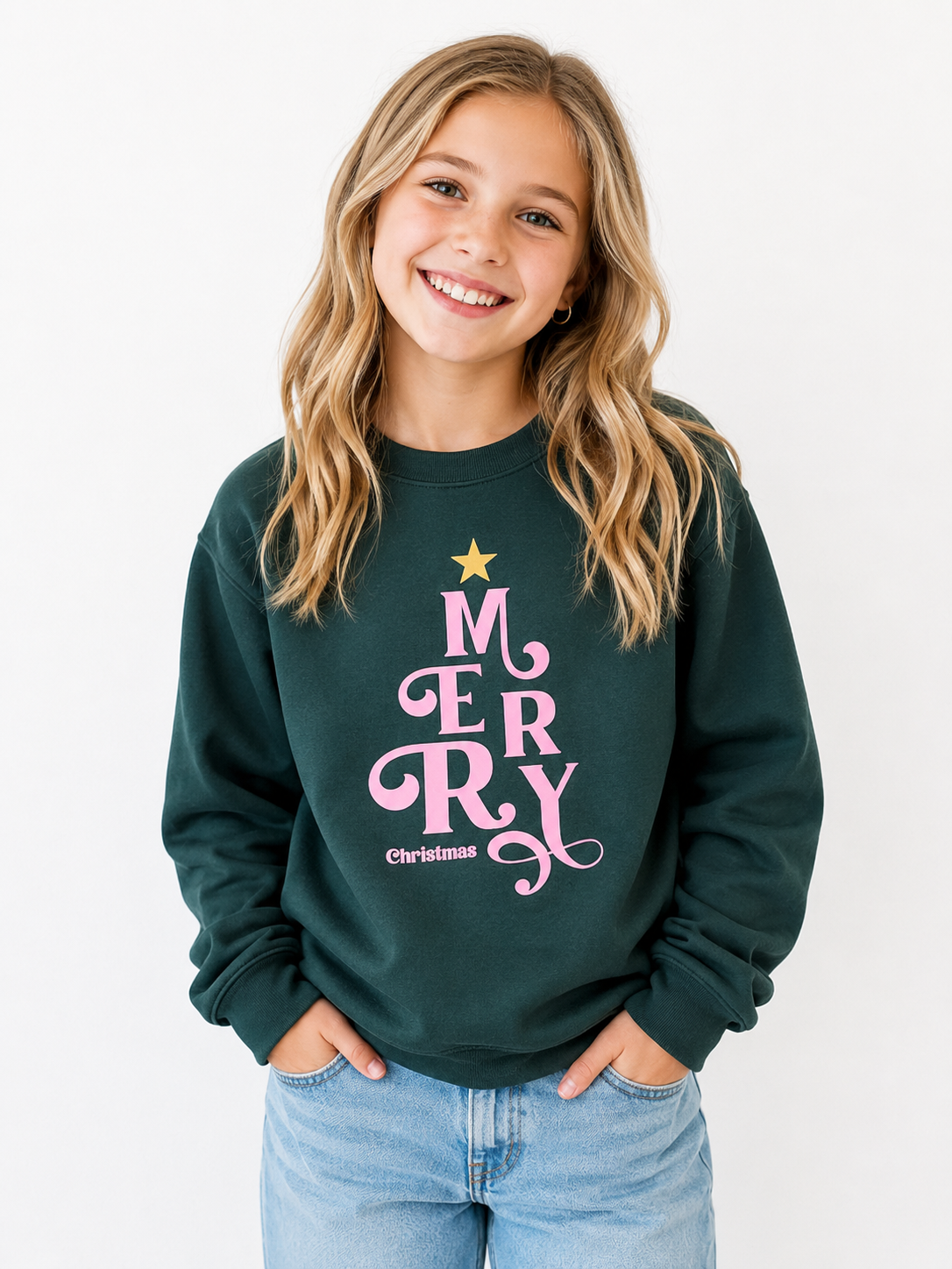 YOUTH Merry Green Sweatshirt