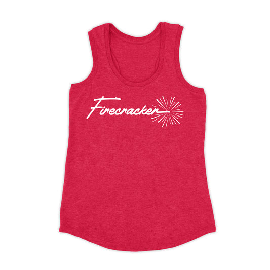 Firecracker Women's Red Tank