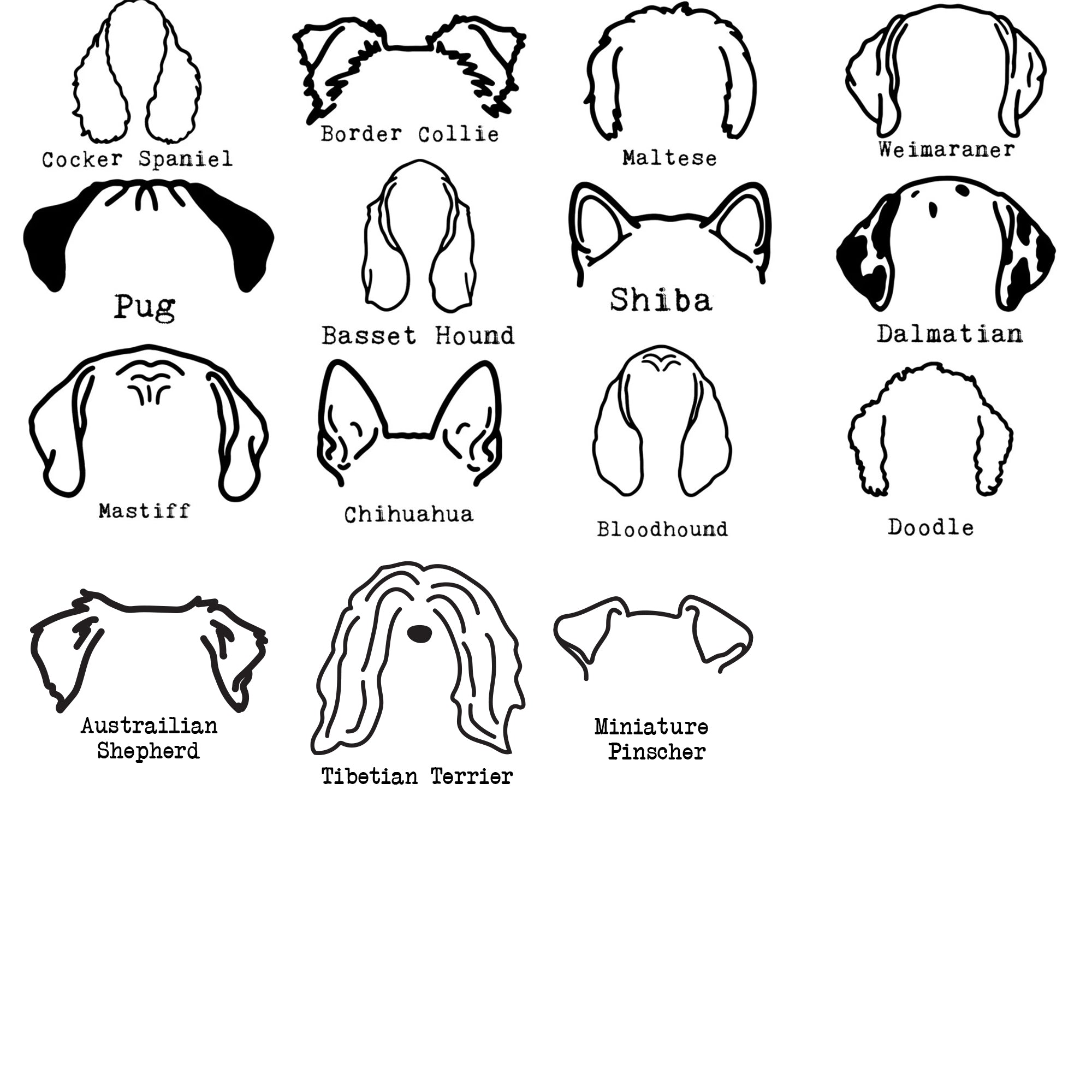 Custom Embroidered Dog Ear Sweatshirt