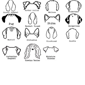 Custom Embroidered Dog Ear Sweatshirt