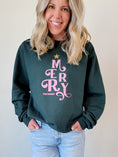 Load image into Gallery viewer, Merry Forest Green Sweatshirt
