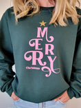 Load image into Gallery viewer, Merry Forest Green Sweatshirt
