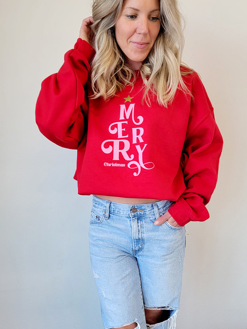 Merry Tree Red Sweatshirt