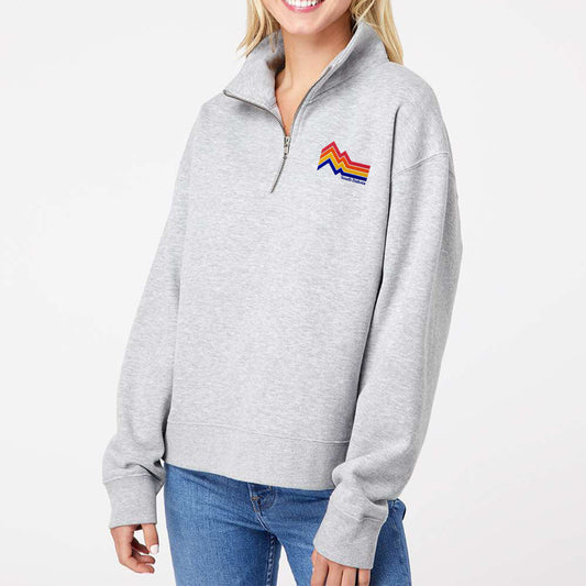 SD Mountains 1/4 Zip Sweatshirt