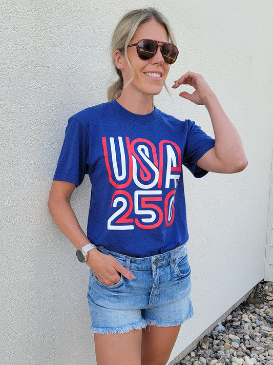 USA 250 Navy T-Shirt