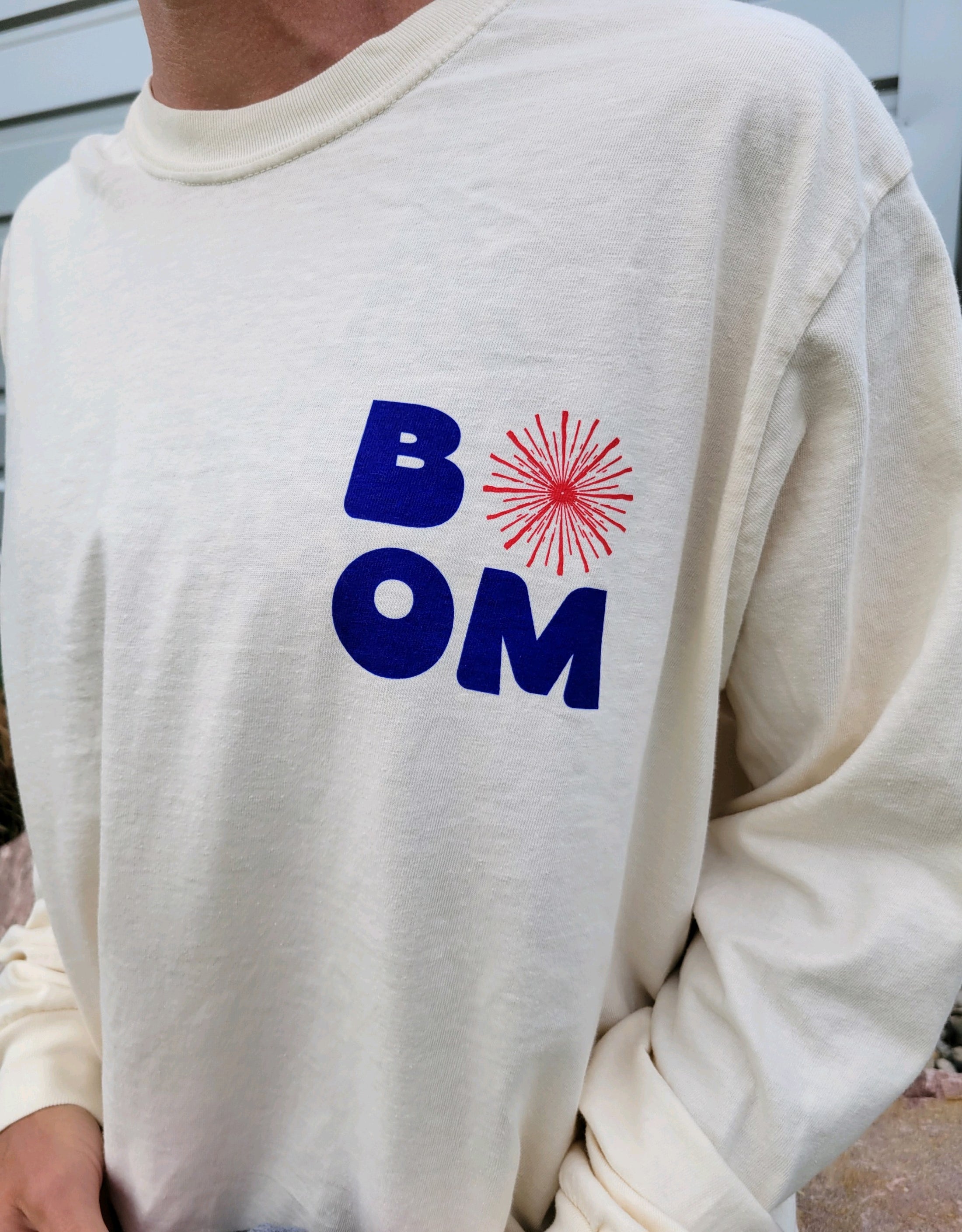 Boom Shaka Laka Cream Long Sleeve