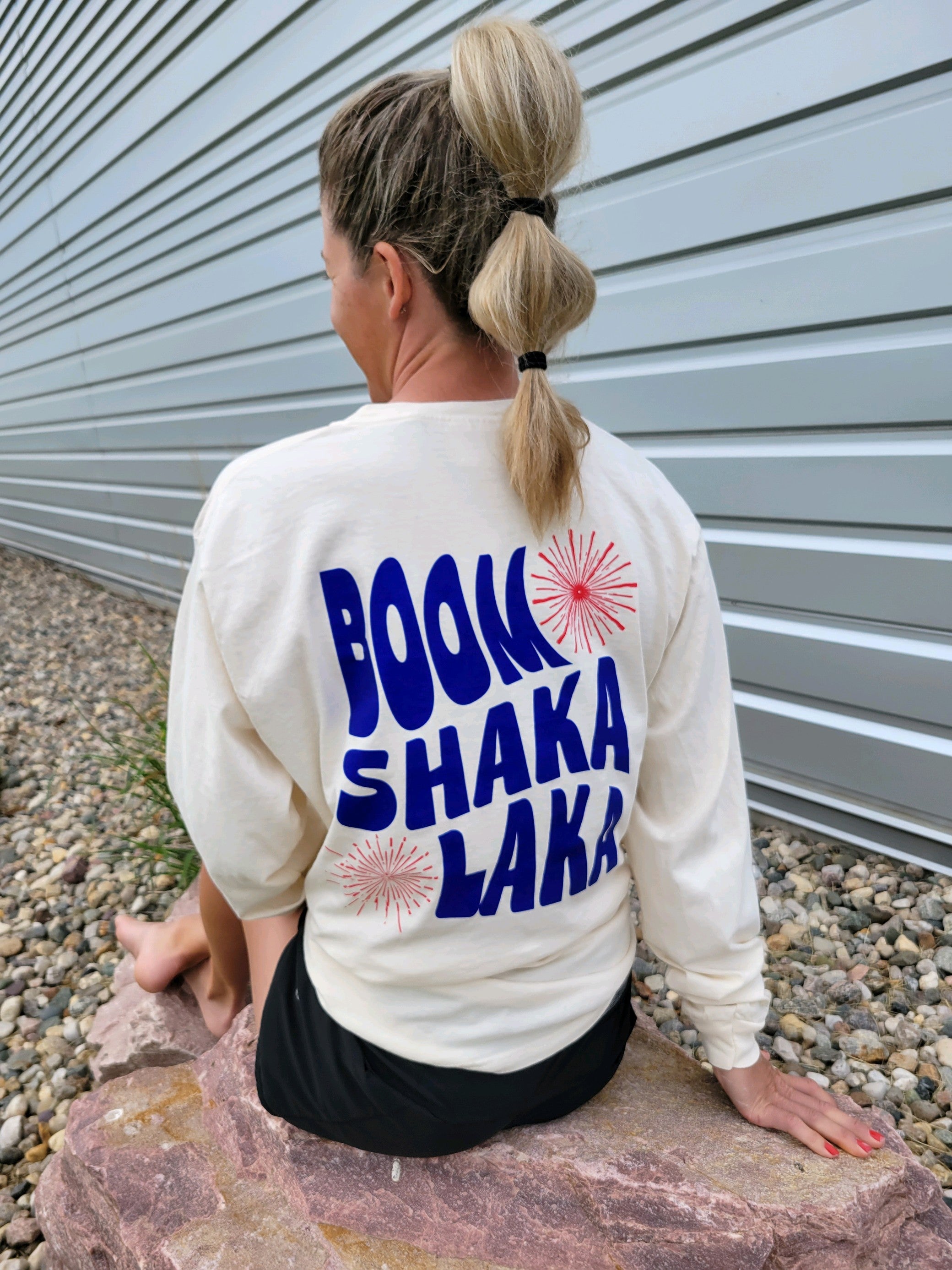 Boom Shaka Laka Cream Long Sleeve