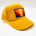 Load image into Gallery viewer, Sunburst Patch Gold Trucker Cap
