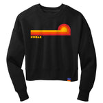 Load image into Gallery viewer, NoDak Sunset Black Cropped Crew

