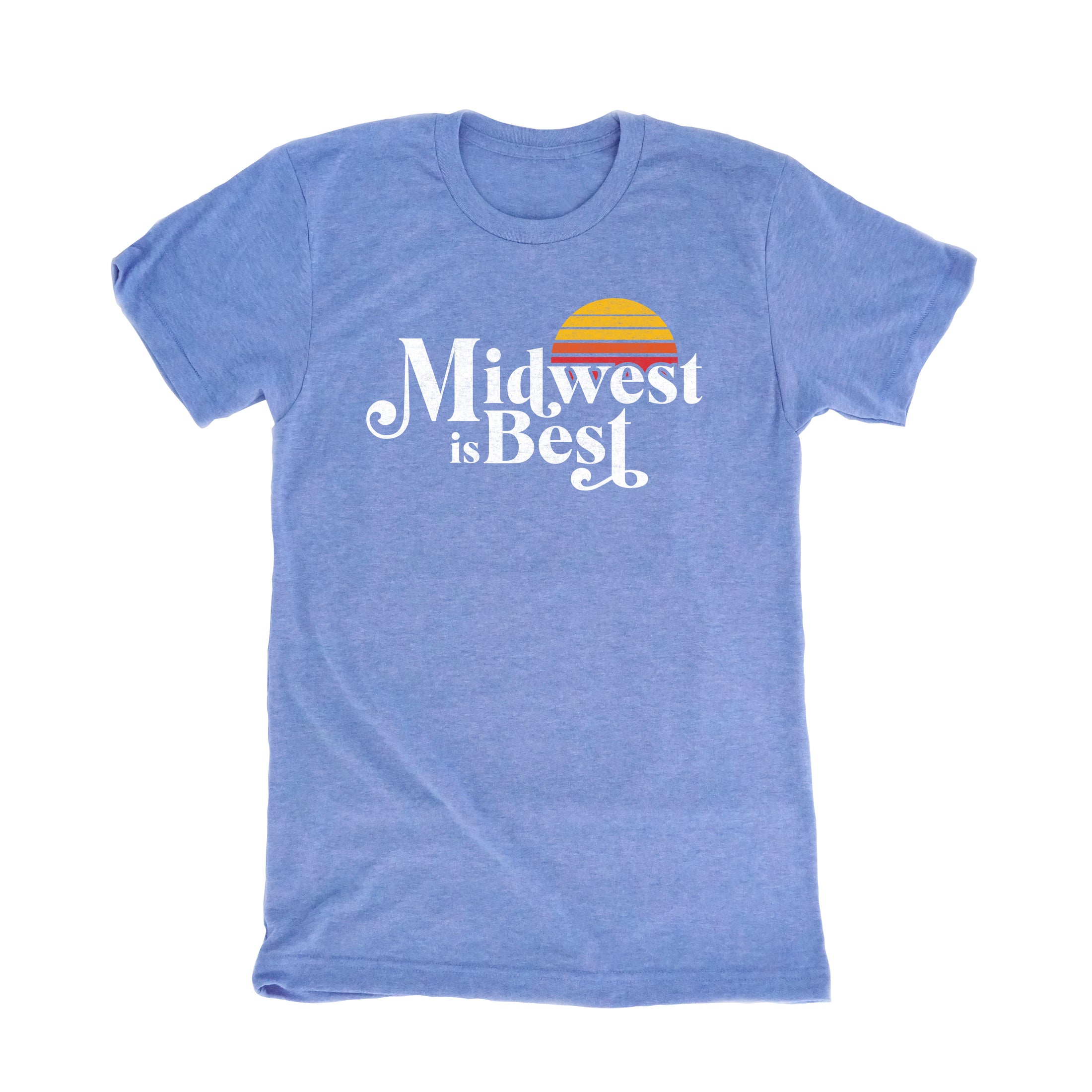 Midwest is Best Blue T-Shirt