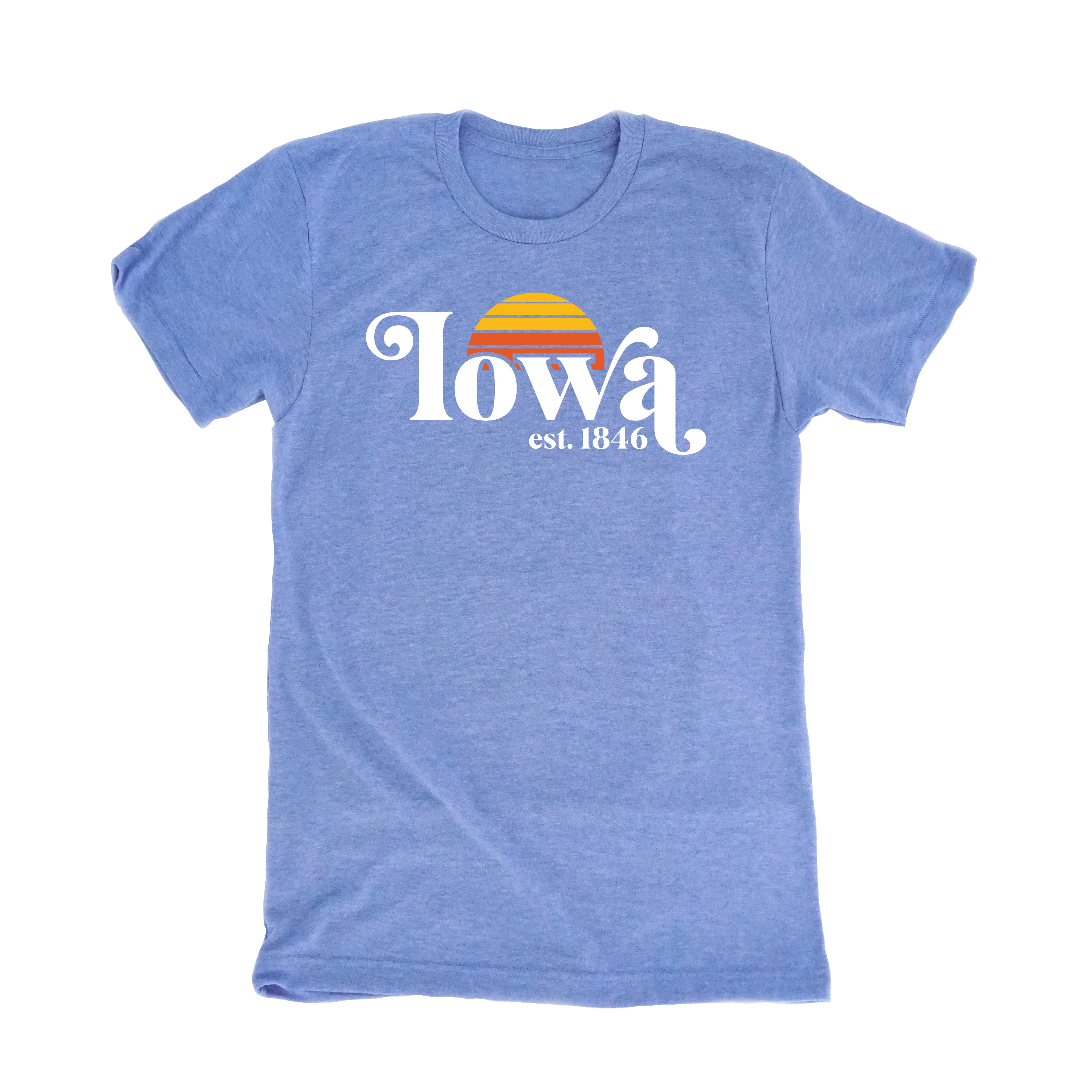 Iowa Retro Blue T-Shirt