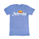 Load image into Gallery viewer, Nebraska Retro Blue T-Shirt
