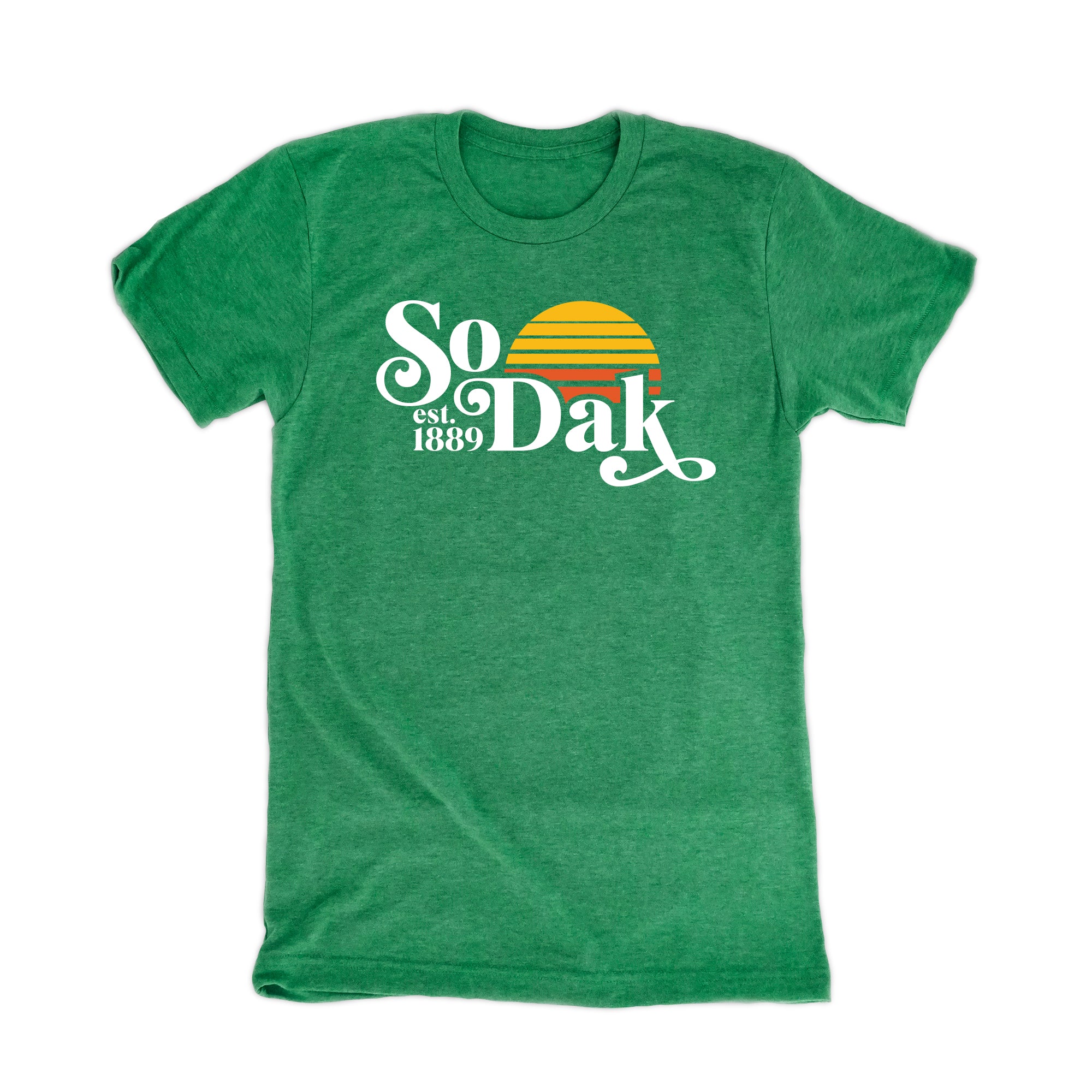SoDak Retro Green T-Shirt