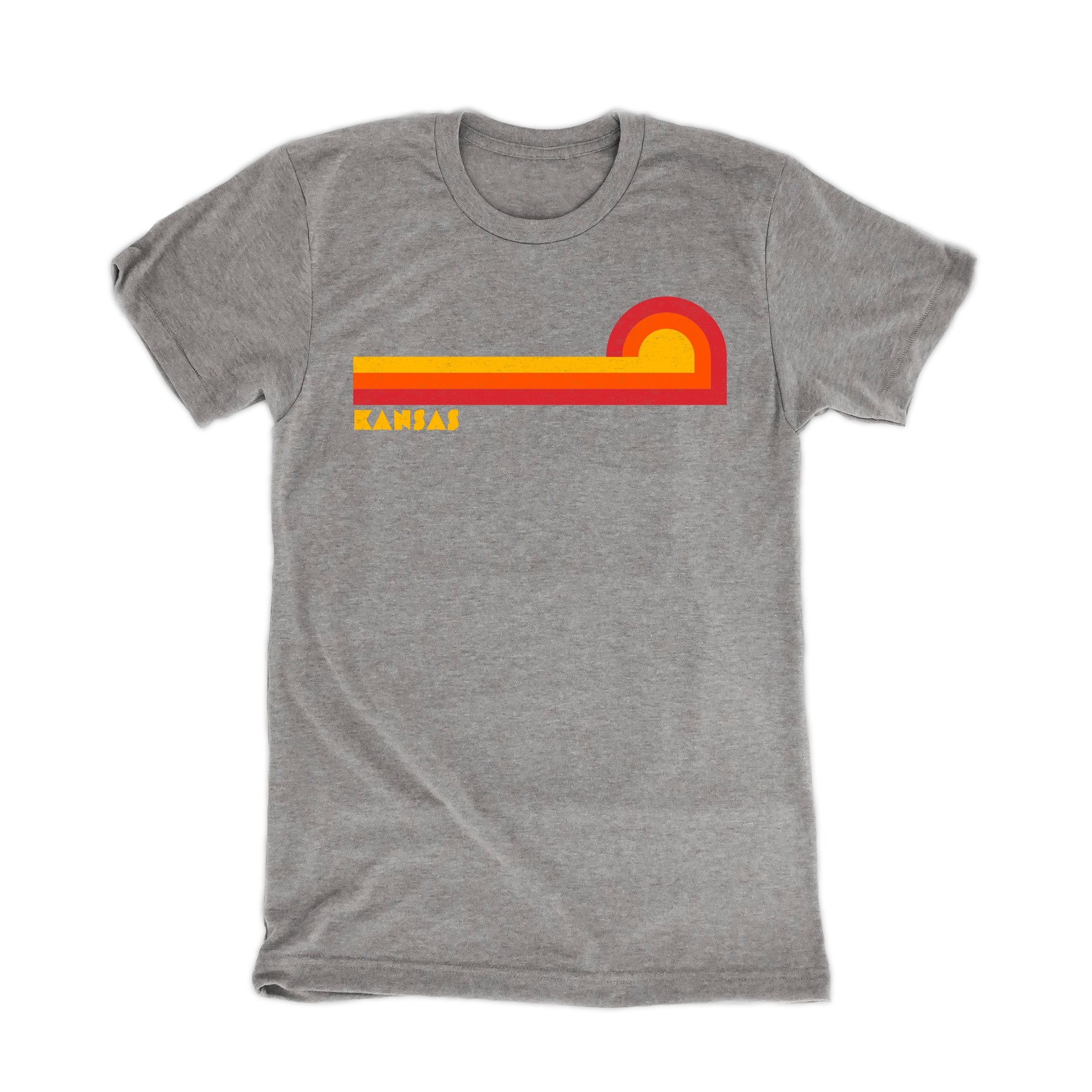 Kansas Sunset Gray T-Shirt