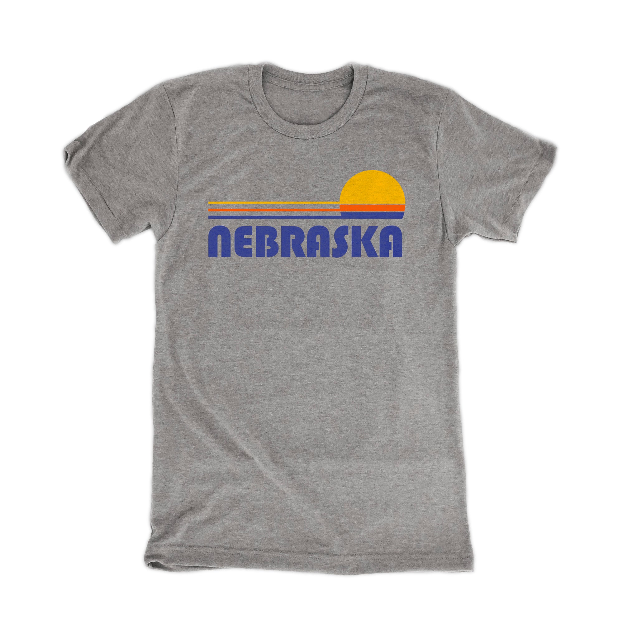 Nebraska Sunrise Gray T-Shirt