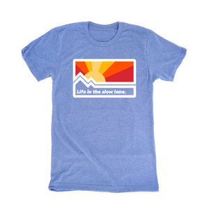 Life in the Slow Lane Blue T-Shirt