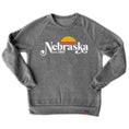 Load image into Gallery viewer, Nebraska Retro Gray Sweatshirt
