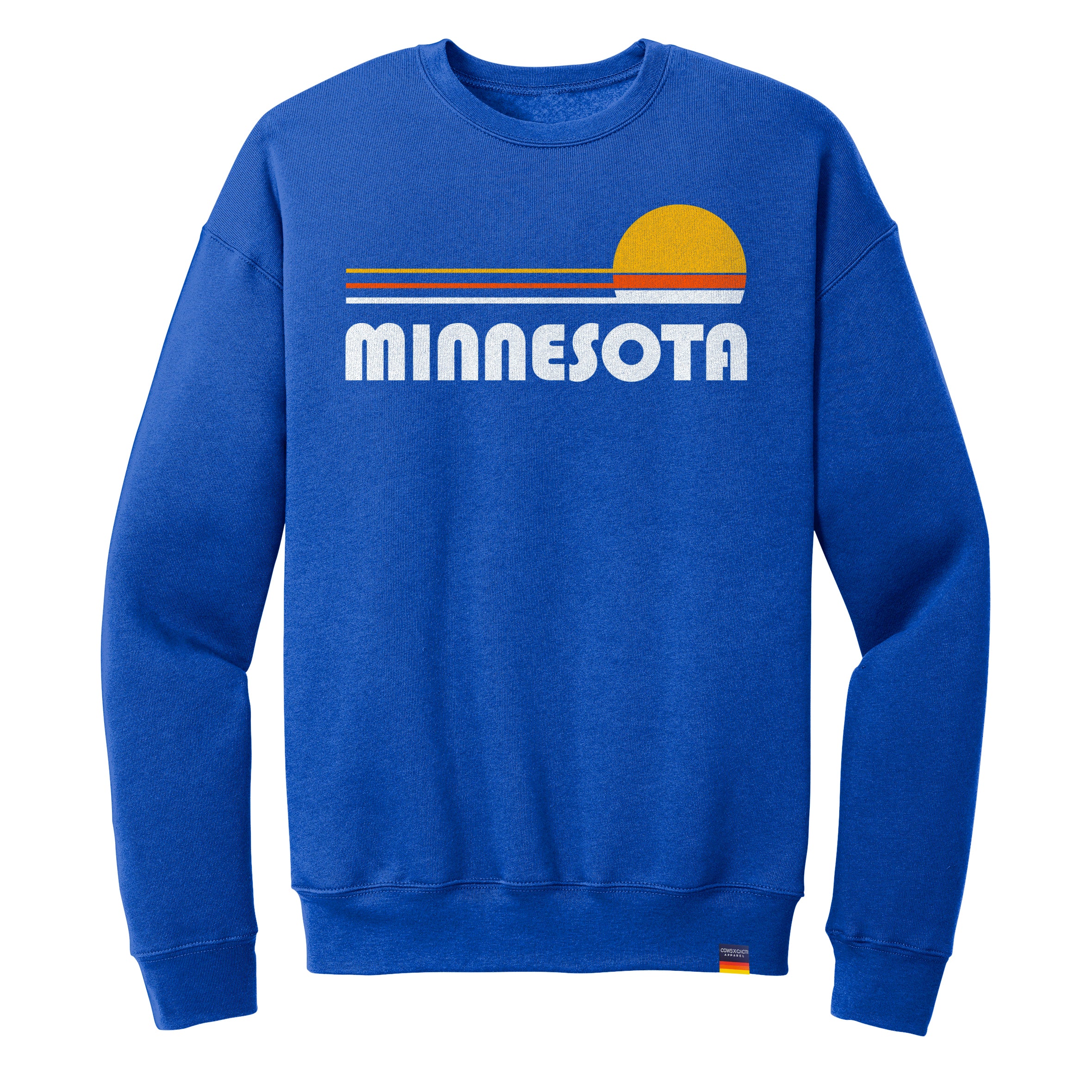 Minnesota Sunrise Royal Crew Sweatshirt