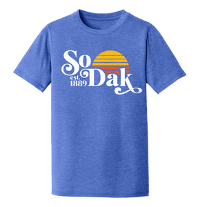SoDak Retro Blue Youth T-Shirt