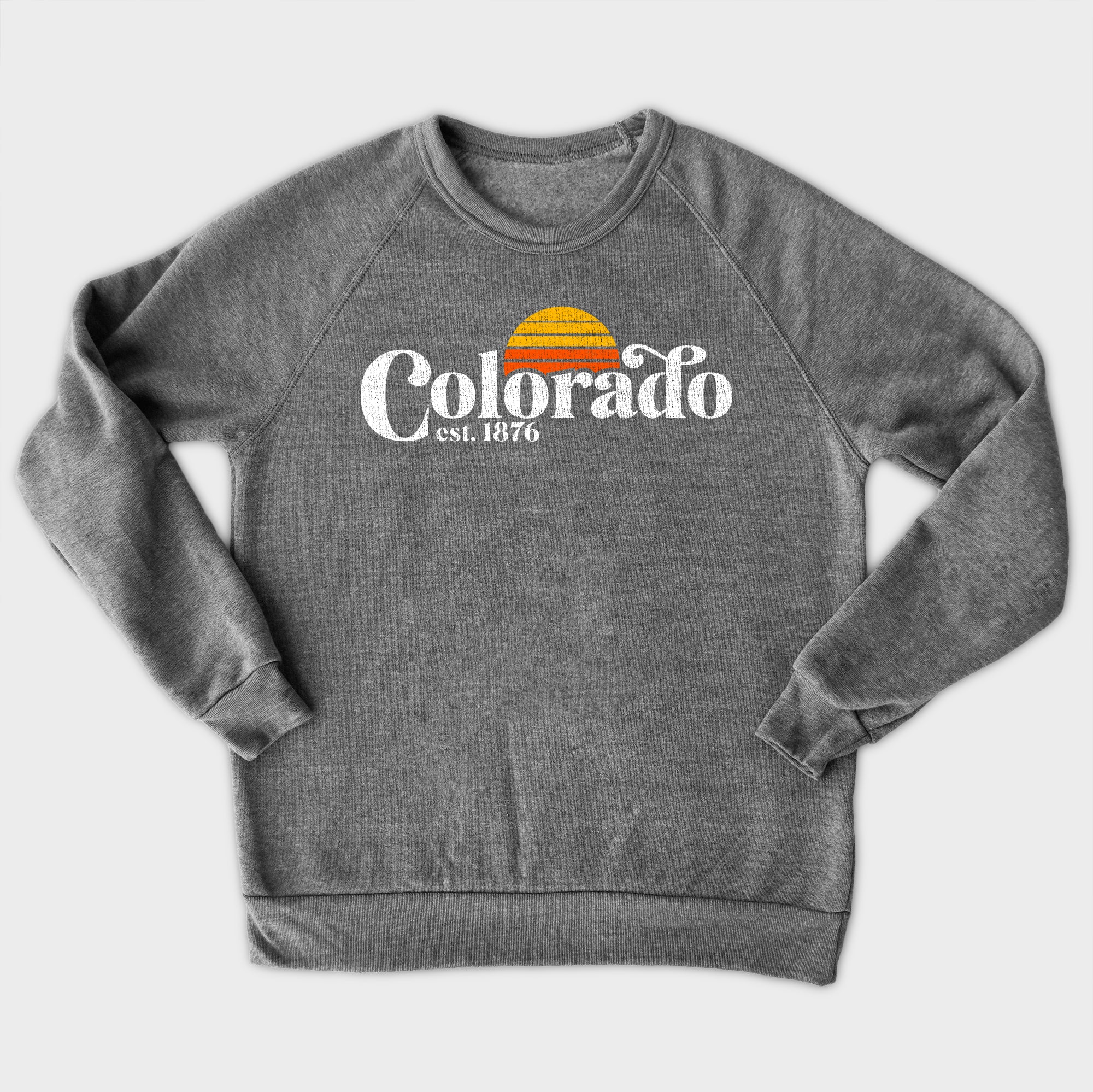 Colorado Retro Gray Sweatshirt