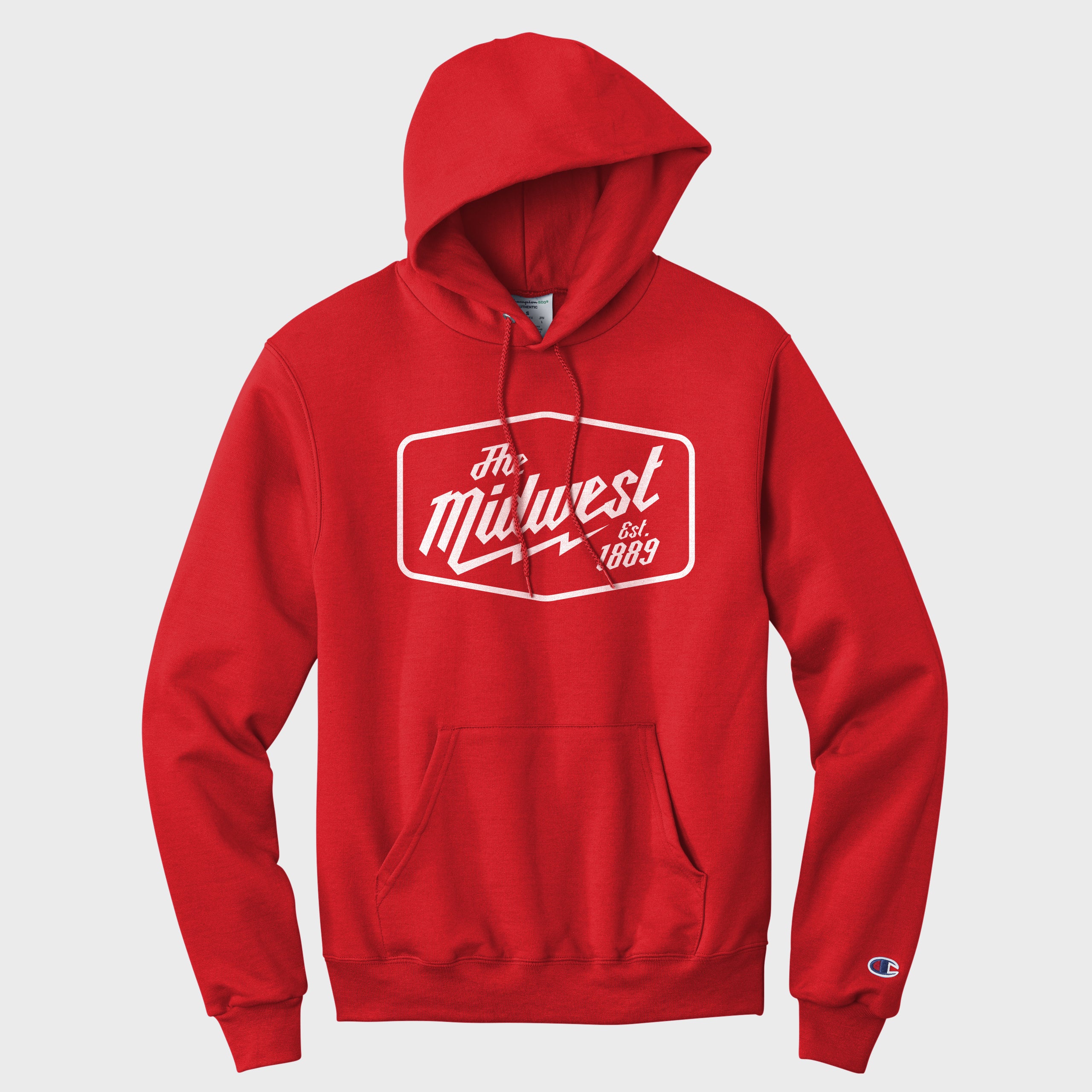 Midwest Milwaukee Red Champion Hoodie